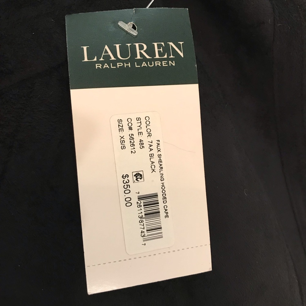 Ralph Lauren faux fur and suede cape jacket - Picture 4 of 8